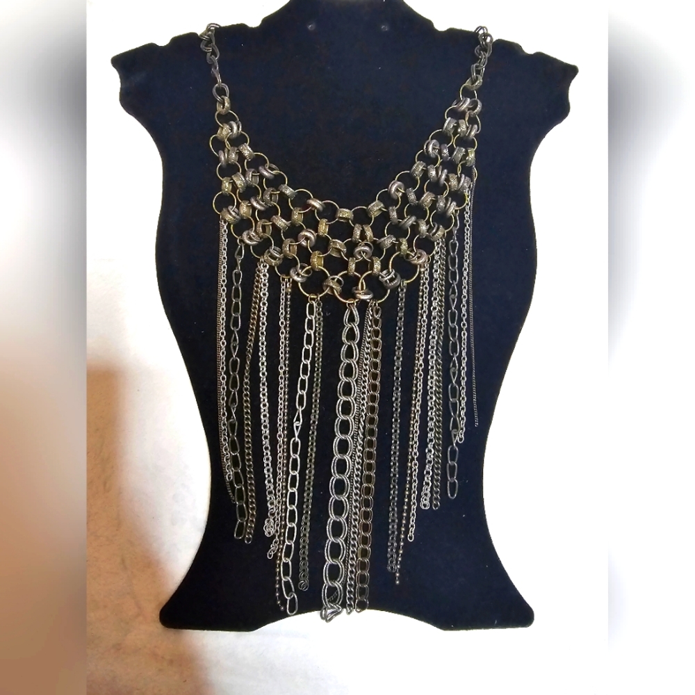 Womens Mixit, multiple chain necklace